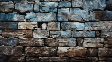 Photo old rock wall texture background сreated with Generative Ai