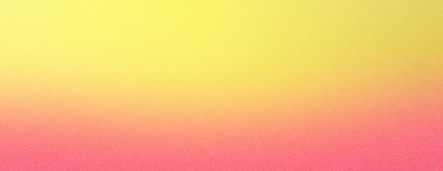 Yellow pink color gradient background, smooth grainy texture effect, copy space