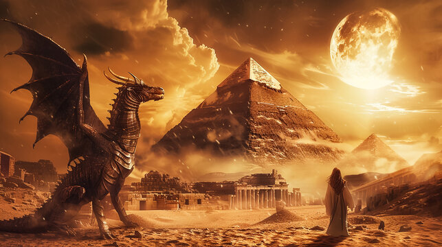Merge ancient worlds and fantasy Pyramids and Stonehenge with magic dragons alongside Pharaohs and elves in Roman Empire ruins