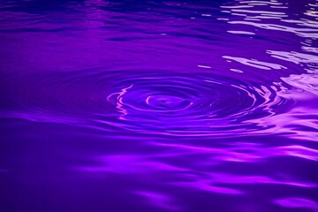ripples in water, purple background