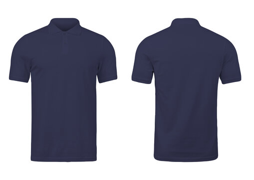 Navy Men's Polo Shirt Mockup High Resolution To Customize