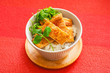 お揚げのジューシー信田丼