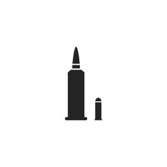 Bullet icon in two design style isolated on white background 