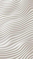 Abstract White Wavy Lines on Clean Background

