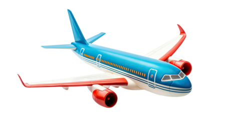 Flying airplane cut out