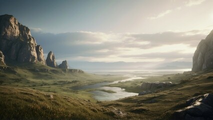 Open World Beautiful Places Game Art