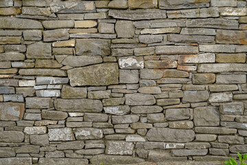 ancient stonewall texture , stacked rectangular stones