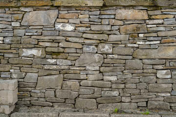 rustic stone wall texture , stacked stones