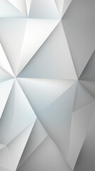 Abstract Geometric White Polygonal Background


