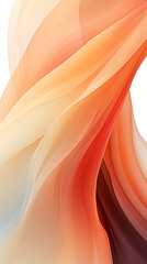 Abstract Warm Tones Flowing Fabric Design

