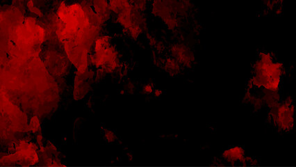 abstract red pattern on black background side view