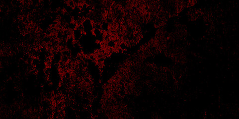 Saturated red grunge texture background of old concrete wall surface