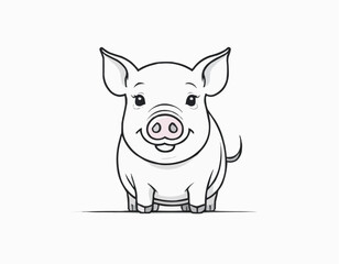 Cartoon pig
