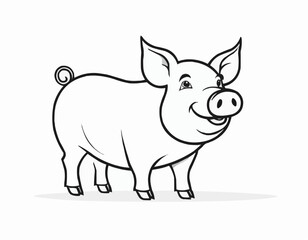 Cartoon pig
