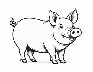 Cartoon pig
