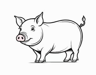 Cartoon pig
