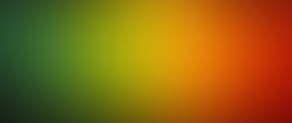 Grainy gradient background in green, yellow and red for design, covers, advertising, templates, banners and posters - obrazy, fototapety, plakaty