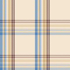 Plaid seamless vector gingham pattern.