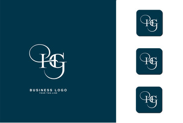 HG, GH, H, G, Abstract Letters Logo Monogram