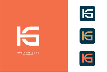 HG, GH, H, G, Abstract Letters Logo Monogram