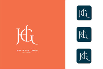 HG, GH, H, G, Abstract Letters Logo Monogram