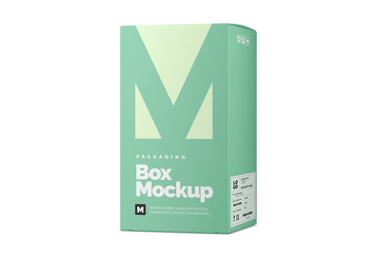 Paper Box Mockup