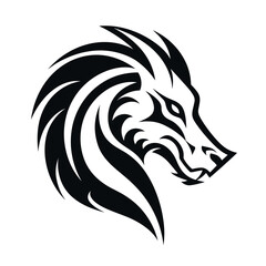 Obraz premium Tribal Dragon Vector