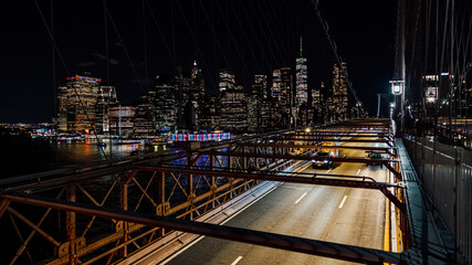 Fototapeta na wymiar Brooklyn Bridge New-York-City
