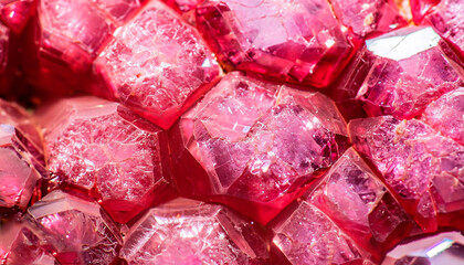 photo of ruby texture with crystal structure