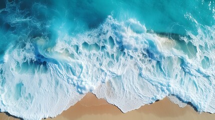 Fototapeta premium AI Generative: Top Aerial Drone View
