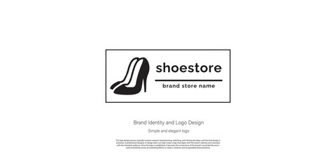 shoe store logo design for e commerce or logo designer
