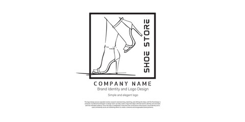 shoe store logo design for e commerce or logo designer