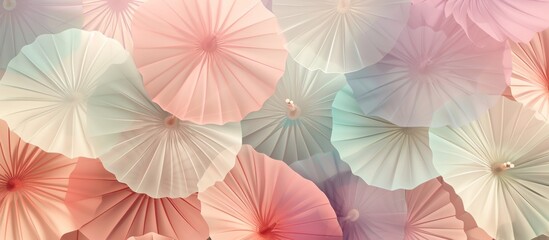 Umbrella pattern rainbow color