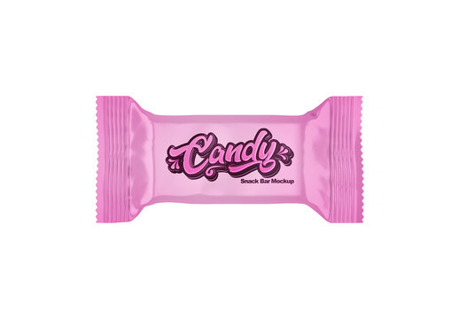 Metallic Snack Bar Mockup