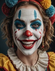 Jocular Jester: Adorable Clown Lights up April Fools Day with Playful Pranks and Endearing Smiles
