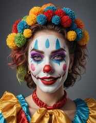 April Jest Joy: Cute Clown Infuses April Fools Day with Hilarity and Playful Merriment