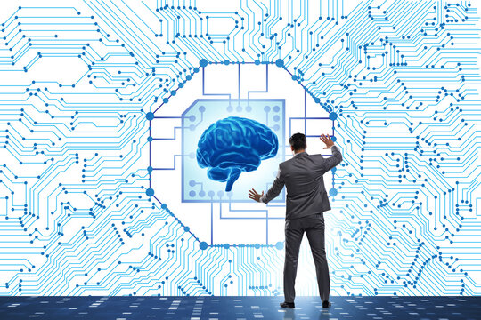 Concept of AI - artificial intelligence in action