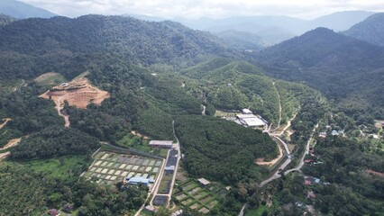 Ipoh, Malaysia - February 19 2024: The Gaharu Tea Valley
