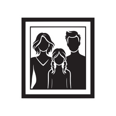 Family Memories: Silhouetted Frame of Love, Laughter, and Togetherness Captured in Time's Enduring Embrace.