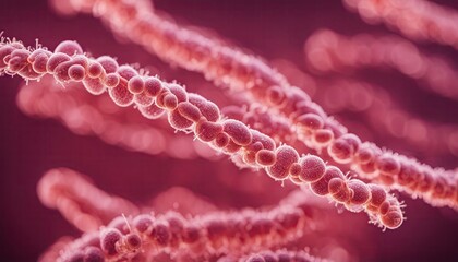 Vibrio cholerae, Gram-negative bacteria. Illustration of bacteria with flagella. 3d rendered style. SEM (TEM) view. Healthcare concept. Medical research.