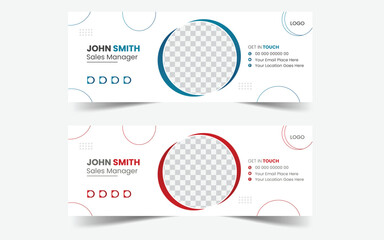 Modern Email Signature Design Template And Identity