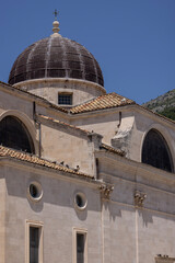 Baroque Church of St. Blaise located on Luza Square, Dubrovnik, Croatia - obrazy, fototapety, plakaty