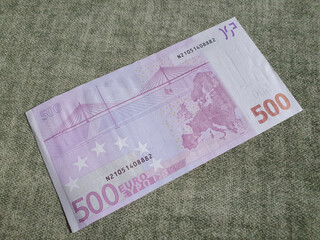 500 euro banknote European Union currency