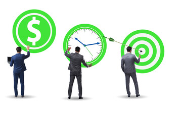 Time is money concept with aims