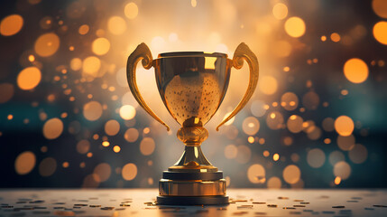 The celebration kicked off, and the majestic trophy was showered