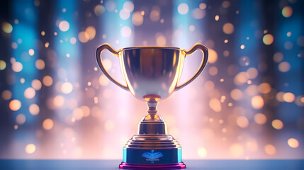 The celebration kicked off, and the majestic trophy was showered