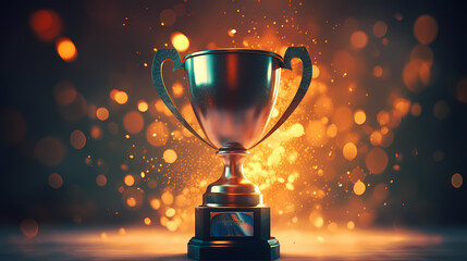 The celebration kicked off, and the majestic trophy was showered