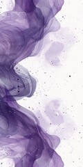 Abstract watercolor paint background dark Purple gradient color with fluid curve lines texture 