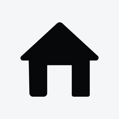 House icon vector. House, real estate icon symbol isolated on a white background. Vector illustration. Eps file 457.