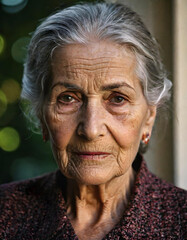 portrait of a senior woman